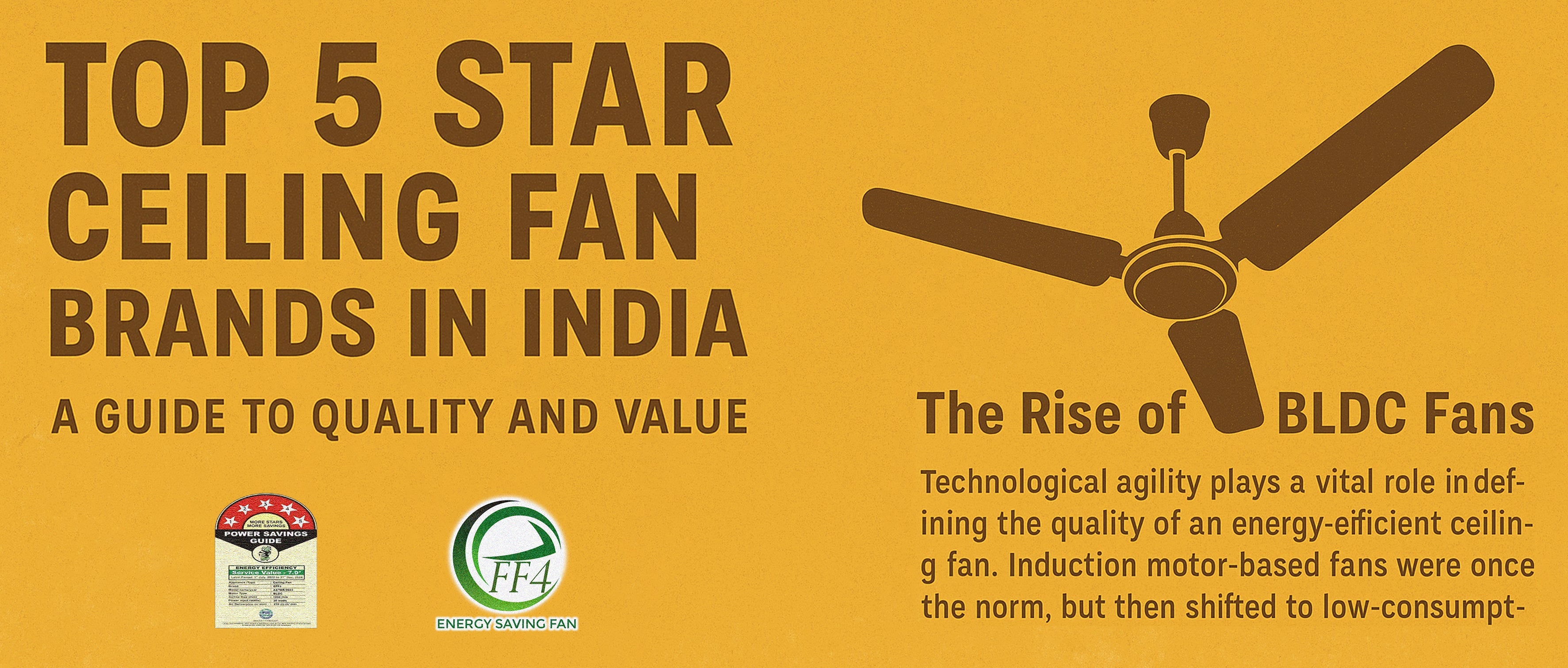 Top 5 Star Ceiling Fan Brands in India: A Guide to Quality and Value