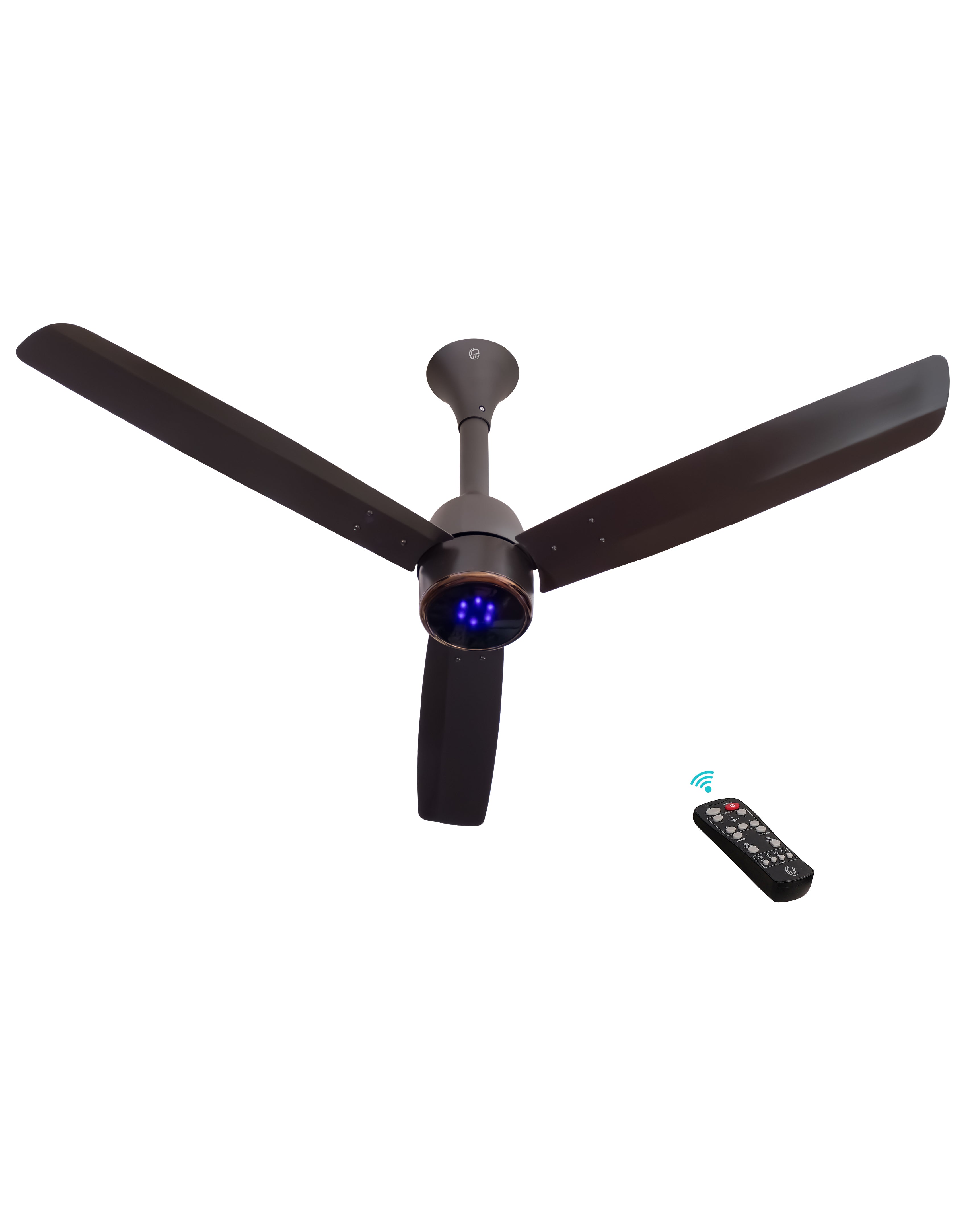 eFF4 Consolar 1200 mm 3 Blade 5 Star Power Saving Ceiling Fan with BLDC Motor | Remote Control | Decorative Fan with Lights | High Air Flow | A1