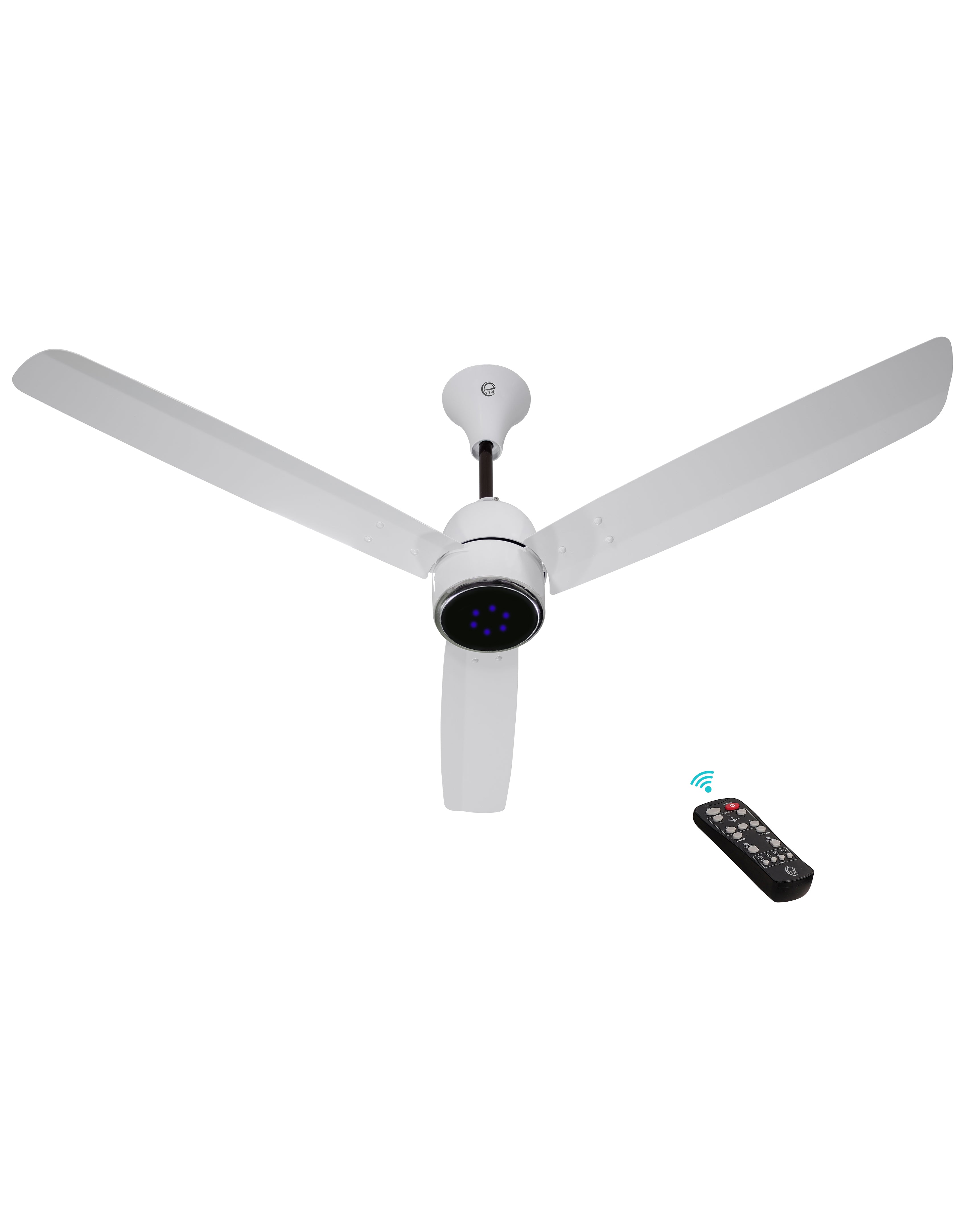 eFF4 Consolar 1200 mm 3 Blade 5 Star Power Saving Ceiling Fan with BLDC Motor | Remote Control | Decorative Fan with Lights | High Air Flow | A1