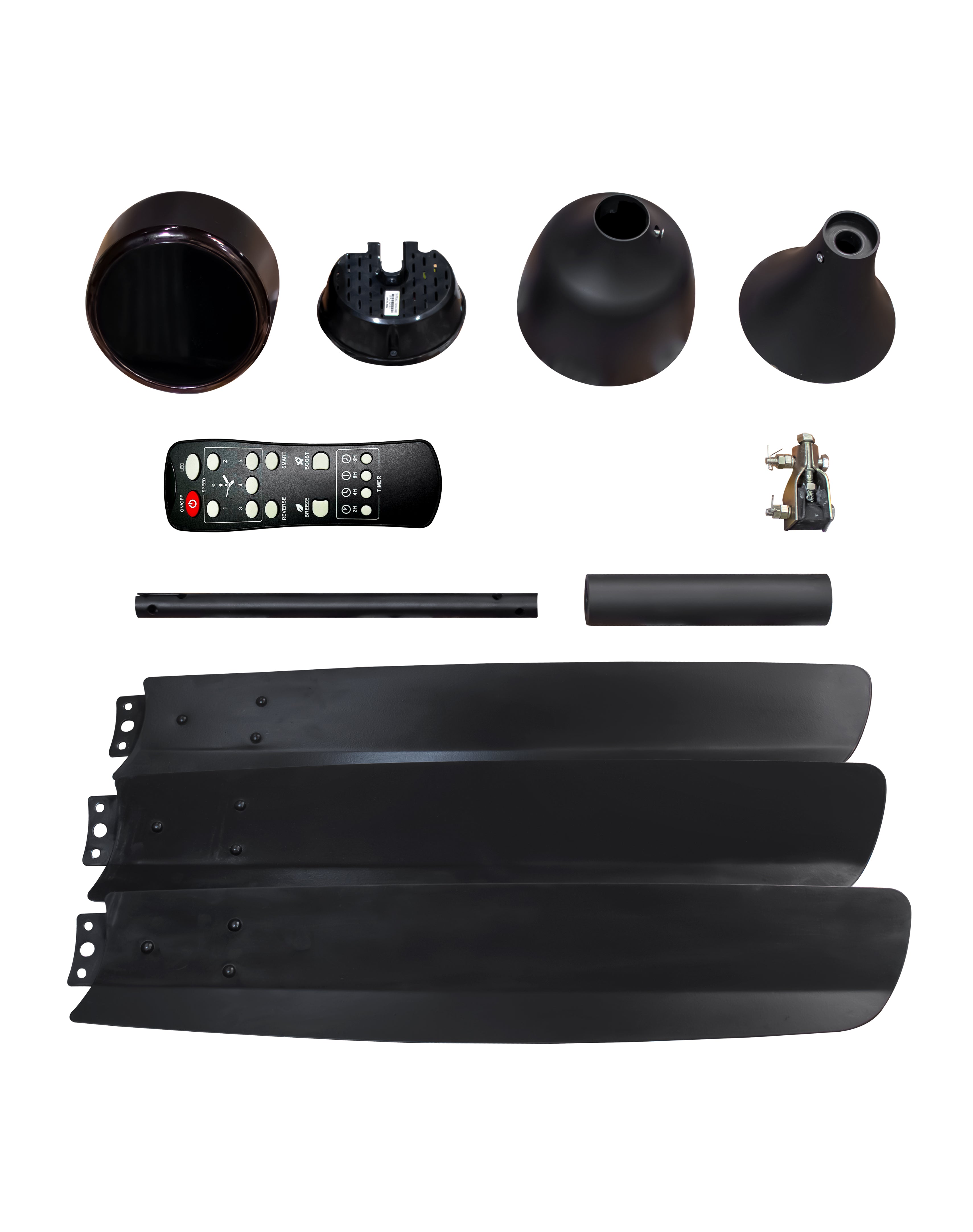 eFF4 Consolar 1200 mm 3 Blade 5 Star Power Saving Ceiling Fan with BLDC Motor | Remote Control | Decorative Fan with Lights | High Air Flow | A1