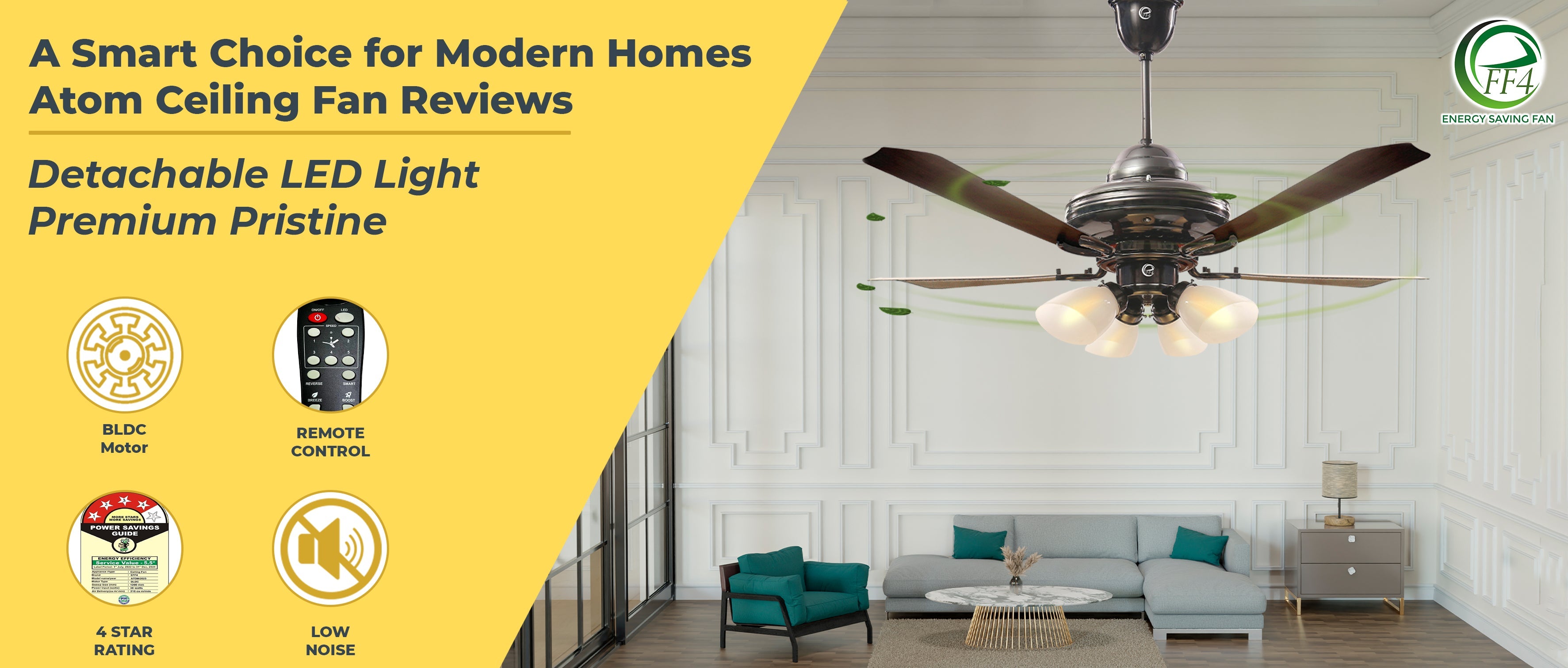 Atom Ceiling Fan Reviews: A Smart Choice for Modern Homes