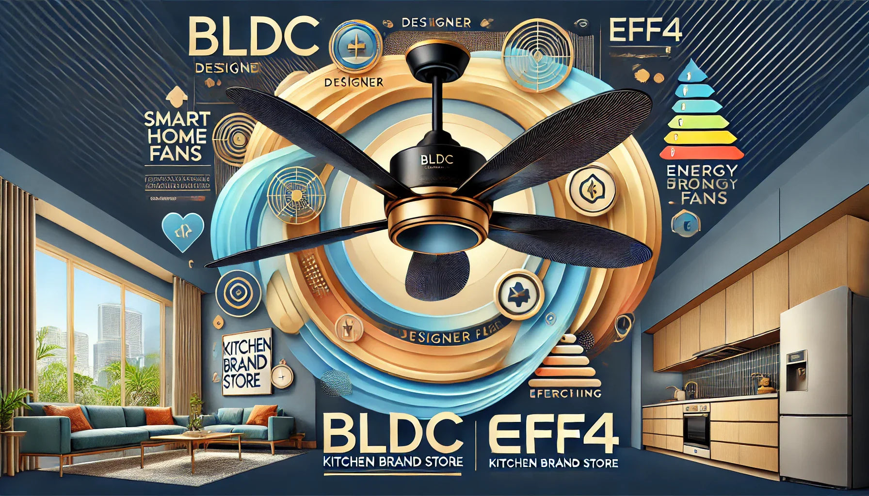 Introducing BLDC Designer Fans: A Partnership between Kitchen Brand Store and eff4