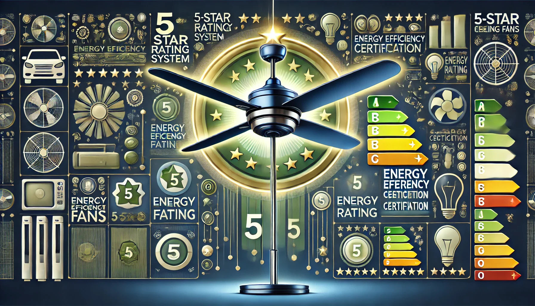 Understanding the 5-Star Rating System for Ceiling Fans and Energy Efficiency Certification Process