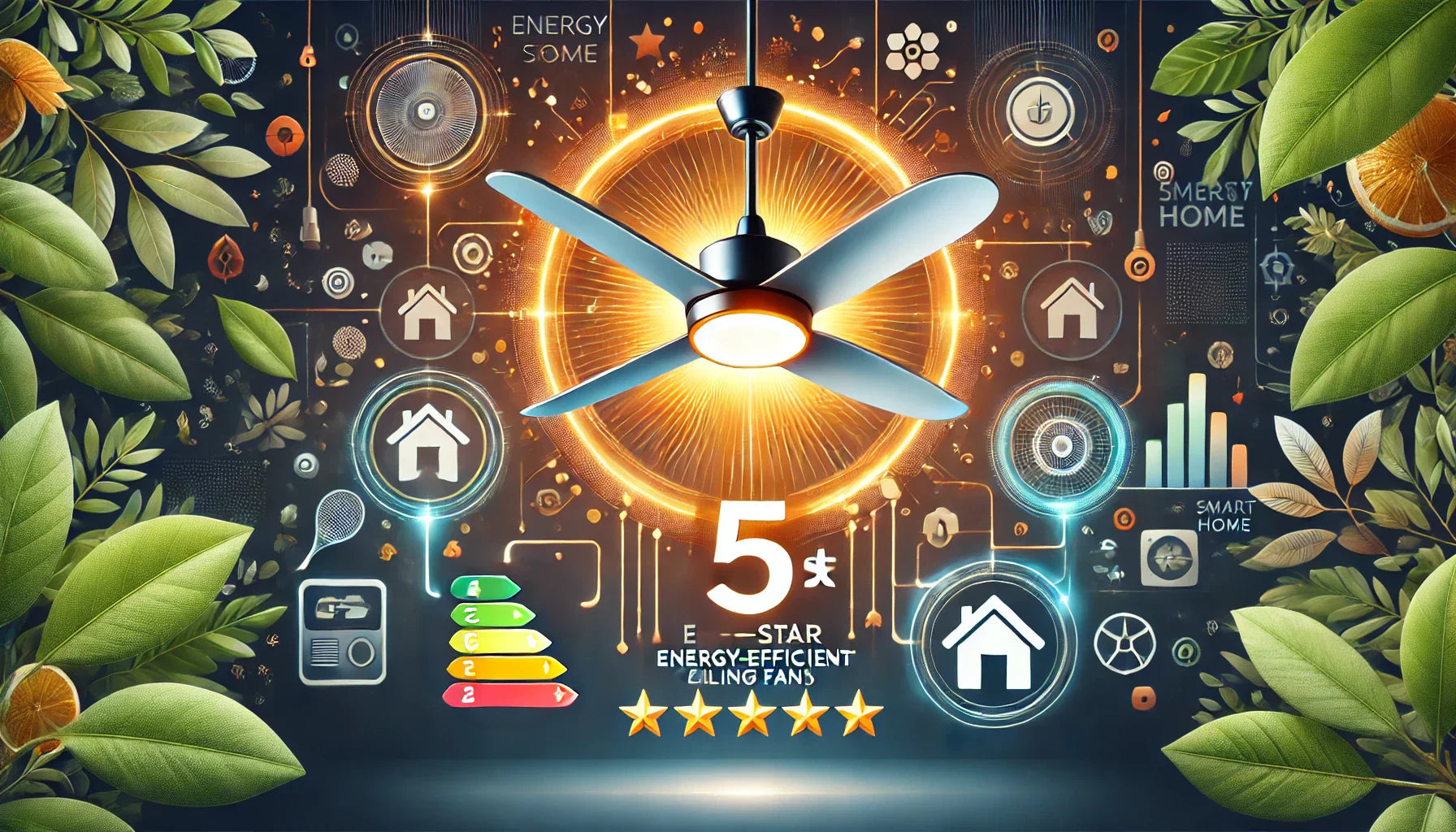 Why 5-Star Energy-Efficient Ceiling Fans are a Brilliant Purchase for Your Home
