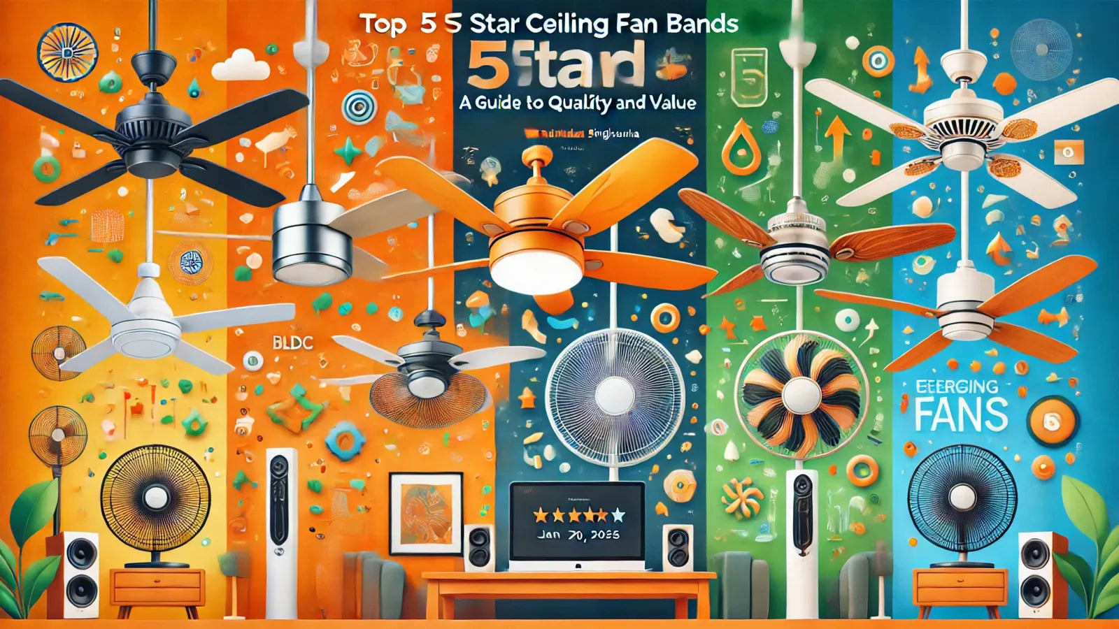 Top 5 Star Ceiling Fan Brands in India: A Guide to Quality and Value