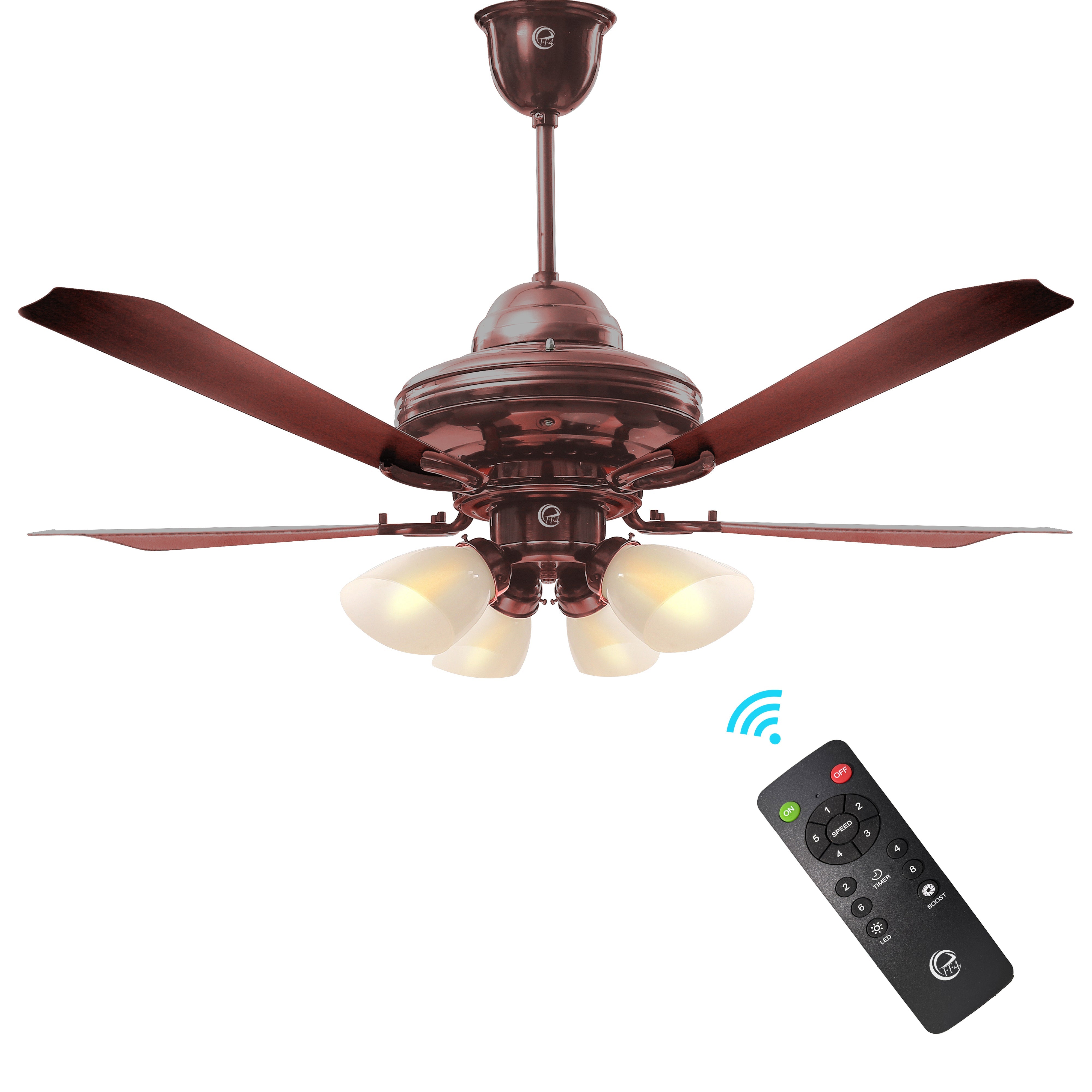 4 Blade Fan with Remote