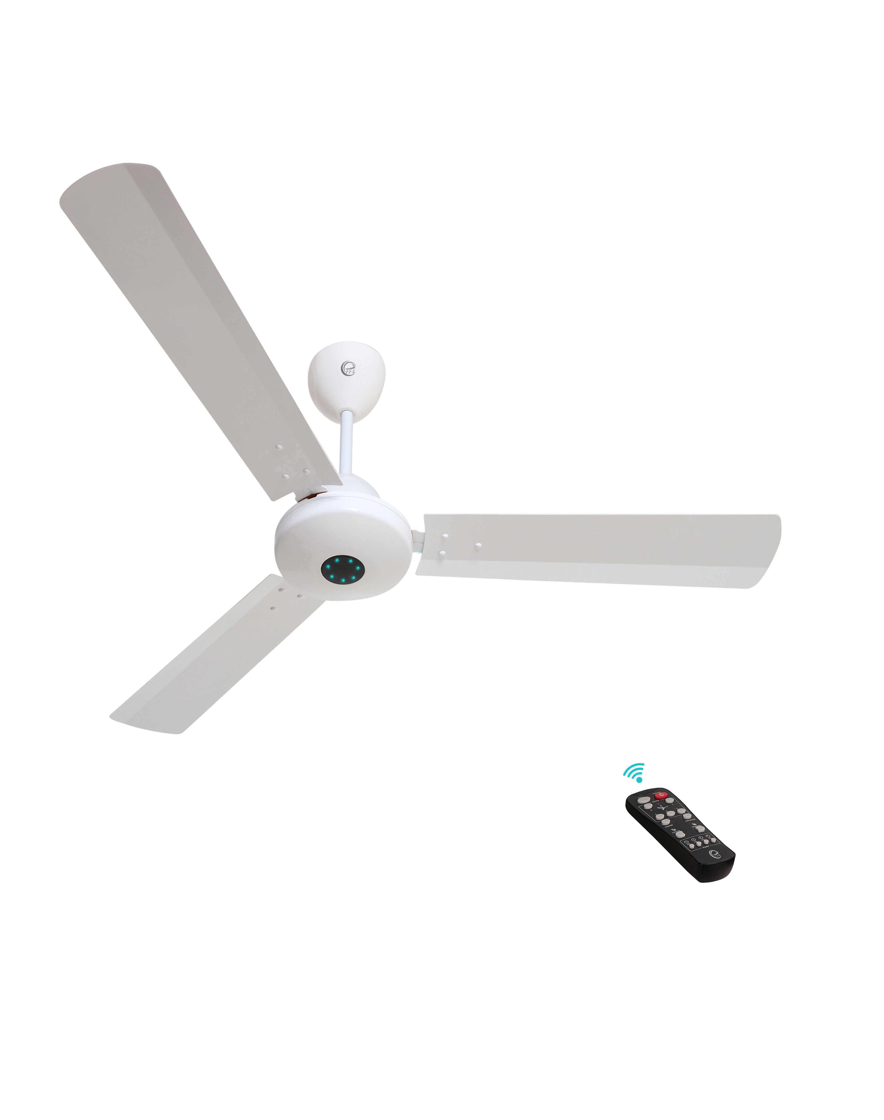 eFF4 Sino1200 mm 3 Blade 5 Star power Saving Ceiling fan with BLDC Motor | Remote control | Decorative Fan with Lights | High Air Flow (Classic)