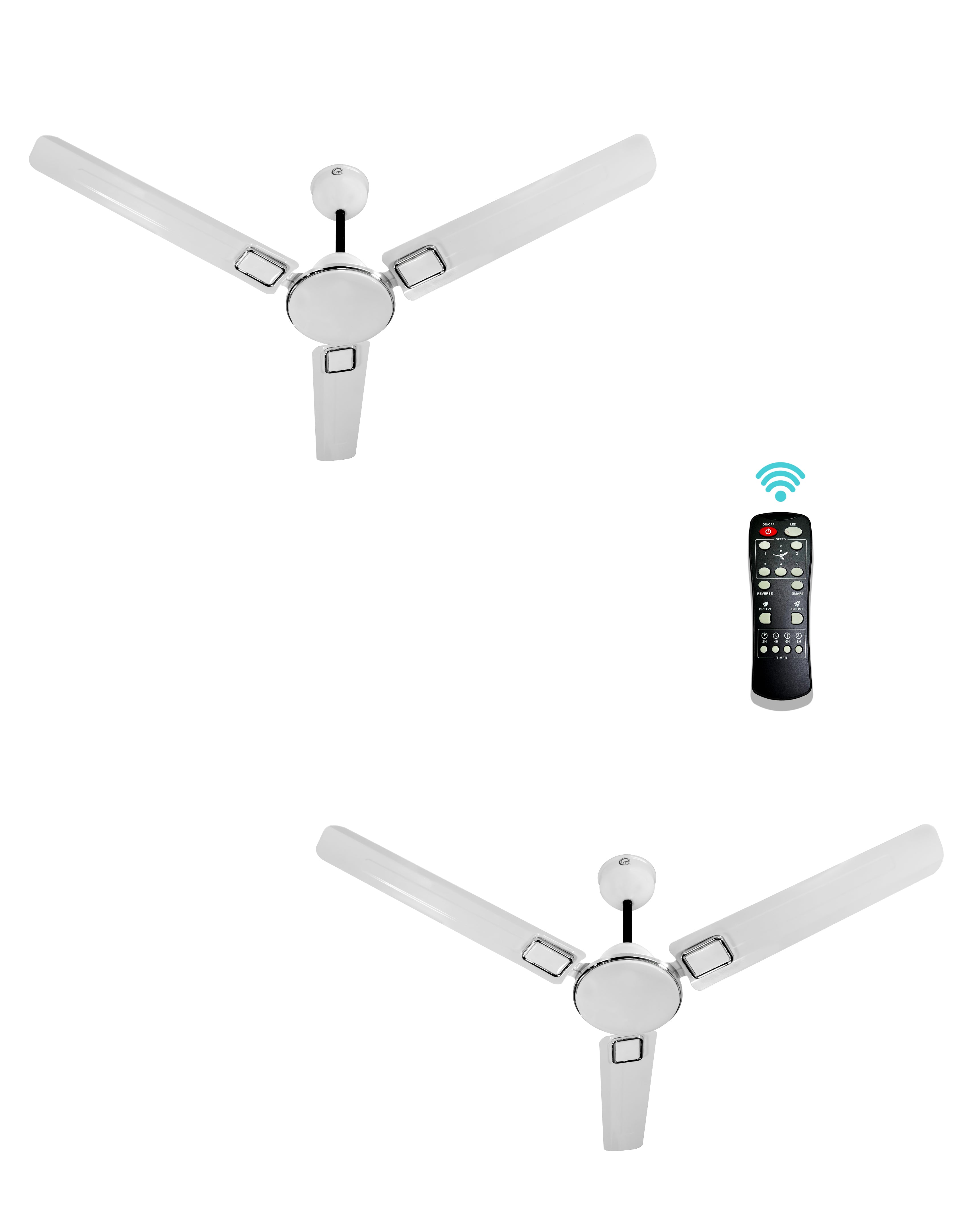 eFF4 Aster Remote Control Ceiling Fan 5 Star 1200 mm 3 Blade High Air Delivery Energy Saving Ceiling Fan (2 Years Warranty) Saves Your Electricity Bills